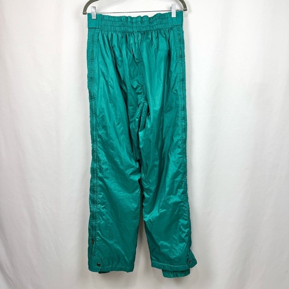 Descente Vintage Mens Sz 34 Teal Ski Snowboard Pants Insulated Full Side Zip Y2K - Picture 5 of 13